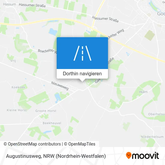 Augustinusweg Karte