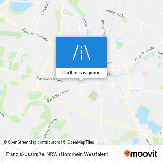 Franziskusstraße Karte