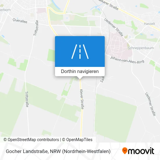 Gocher Landstraße Karte