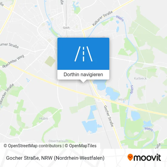 Gocher Straße Karte