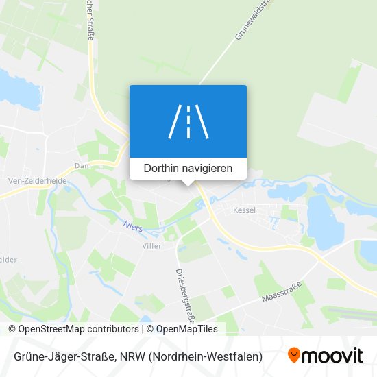 Grüne-Jäger-Straße Karte