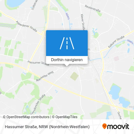 Hassumer Straße Karte