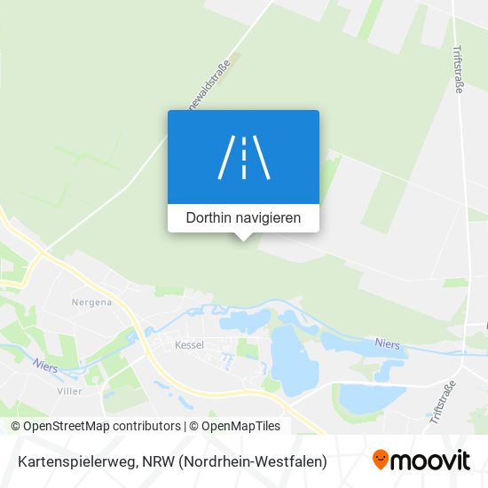 Kartenspielerweg Karte