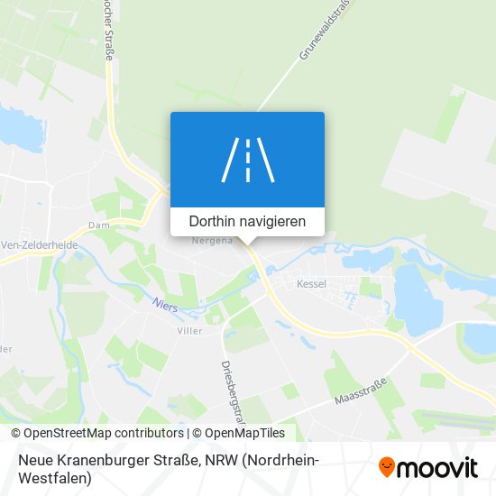 Neue Kranenburger Straße Karte