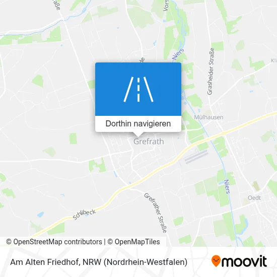Am Alten Friedhof Karte