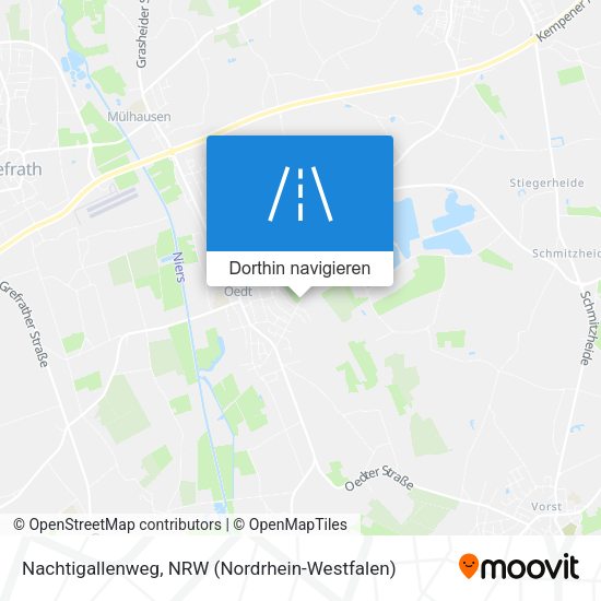 Nachtigallenweg Karte