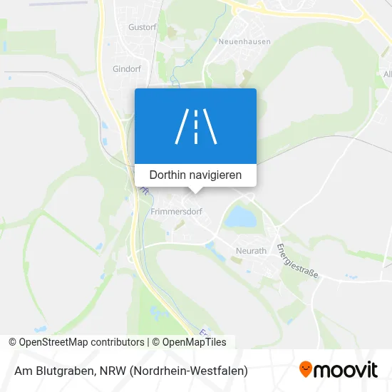Am Blutgraben Karte