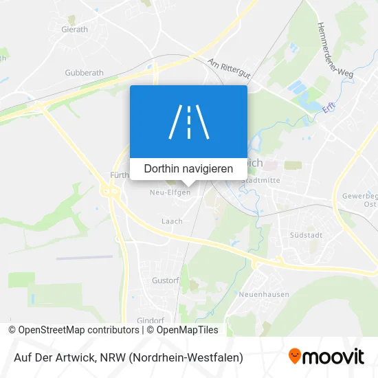 Auf Der Artwick Karte