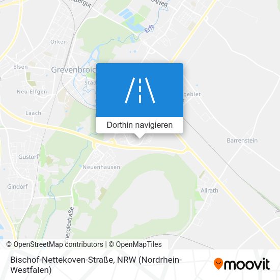 Bischof-Nettekoven-Straße Karte