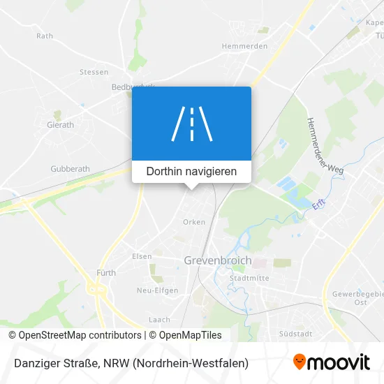 Danziger Straße Karte