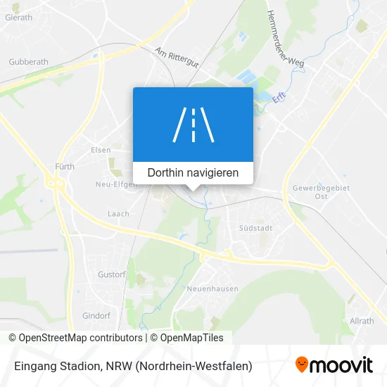 Eingang Stadion Karte