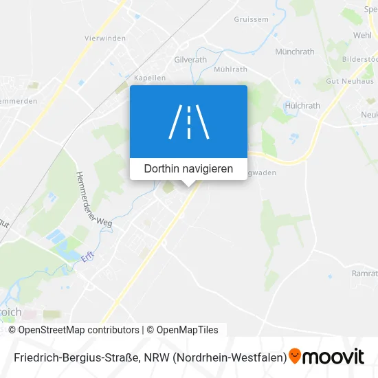 Friedrich-Bergius-Straße Karte