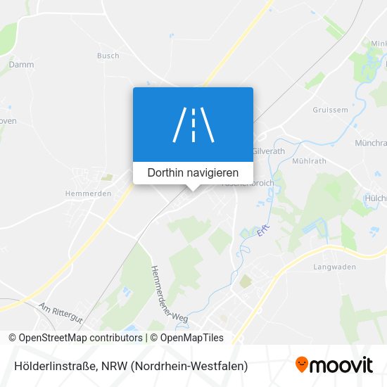 Hölderlinstraße Karte