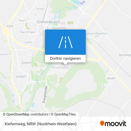 Kiefernweg Karte