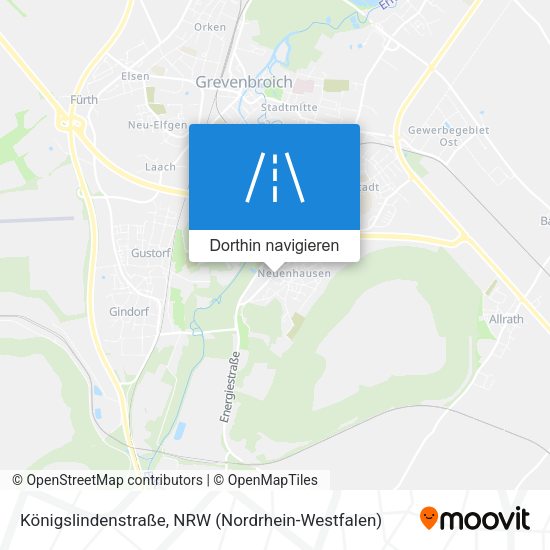 Königslindenstraße Karte