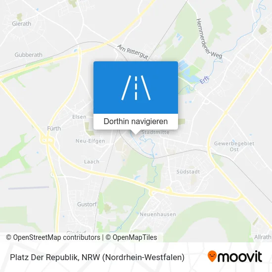 Platz Der Republik Karte