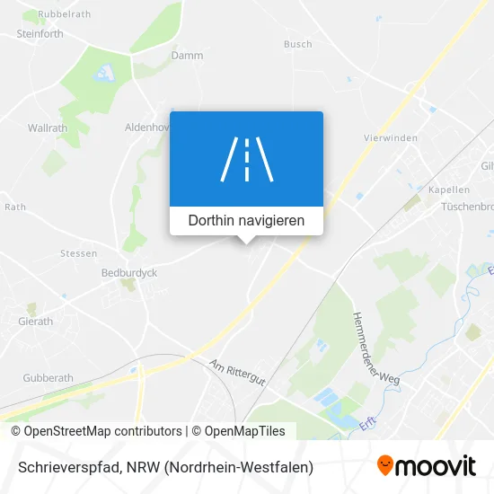 Schrieverspfad Karte