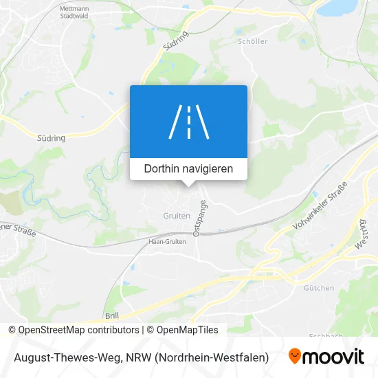 August-Thewes-Weg Karte