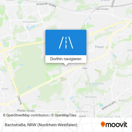 Bachstraße Karte