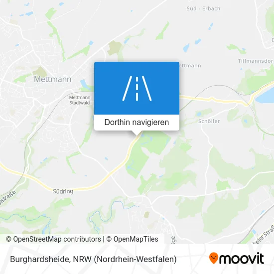 Burghardsheide Karte