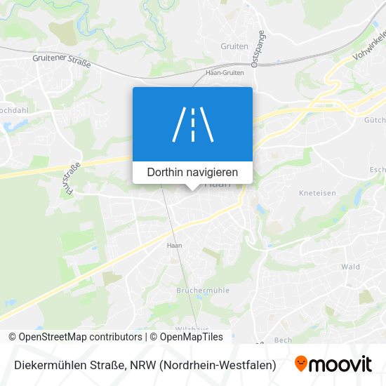 Diekermühlen Straße Karte