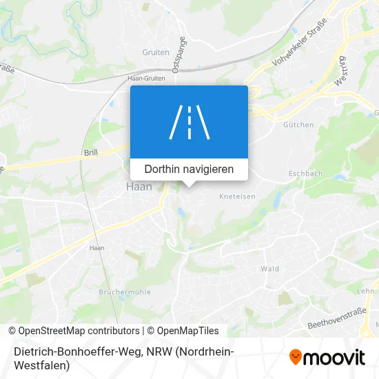 Dietrich-Bonhoeffer-Weg Karte