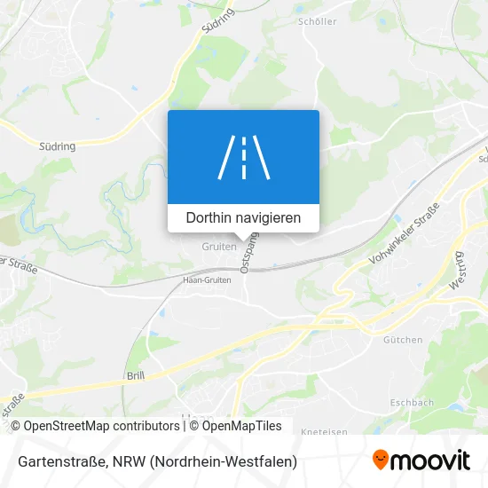 Gartenstraße Karte