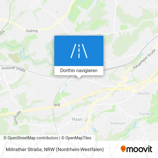 Millrather Straße Karte