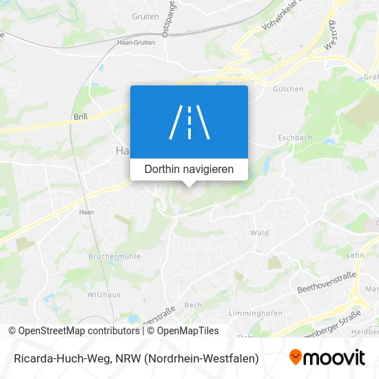 Ricarda-Huch-Weg Karte