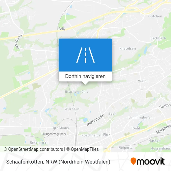 Schaafenkotten Karte