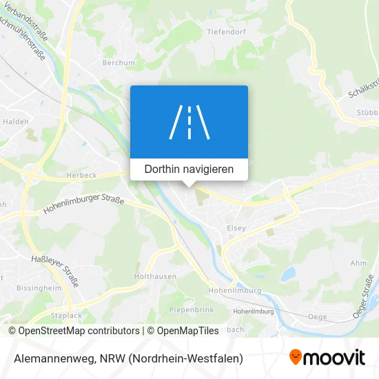 Alemannenweg Karte