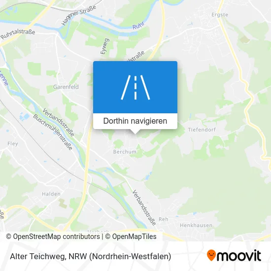 Alter Teichweg Karte