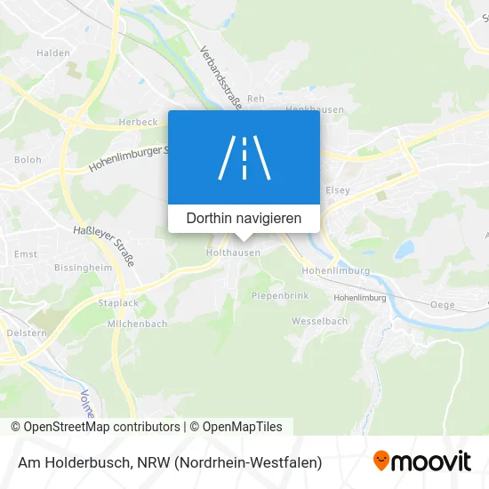 Am Holderbusch Karte