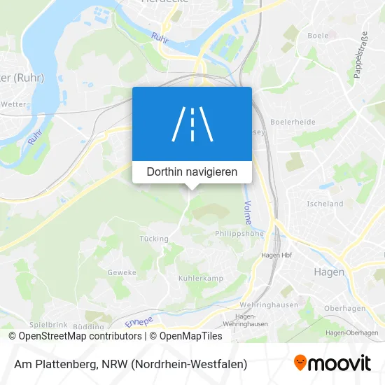 Am Plattenberg Karte