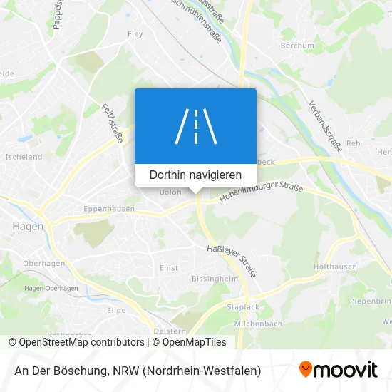 An Der Böschung Karte