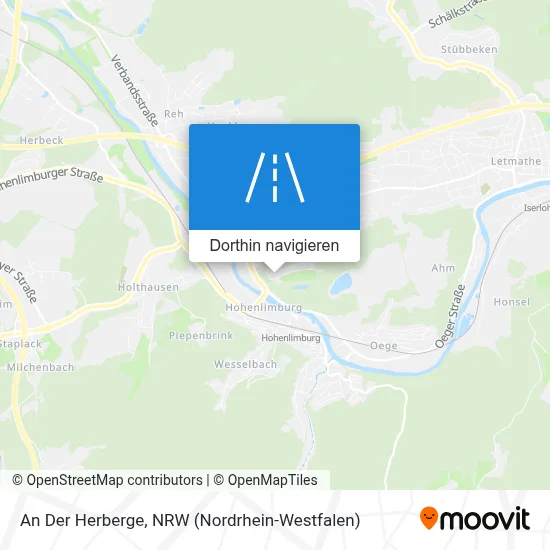 An Der Herberge Karte