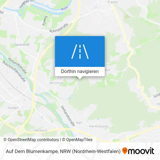 Auf Dem Blumenkampe Karte