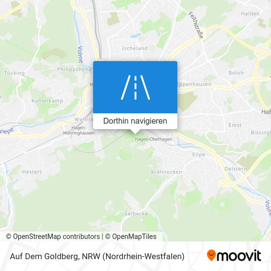 Auf Dem Goldberg Karte