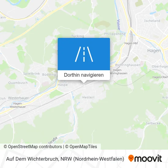 Auf Dem Wichterbruch Karte