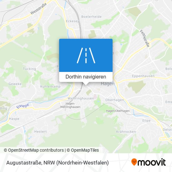 Augustastraße Karte