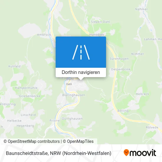 Baunscheidtstraße Karte