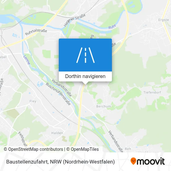 Baustellenzufahrt Karte