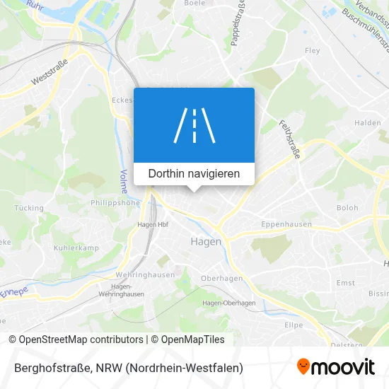 Berghofstraße Karte