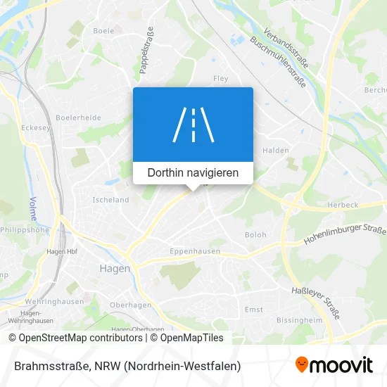 Brahmsstraße Karte