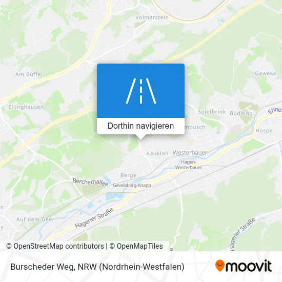 Burscheder Weg Karte