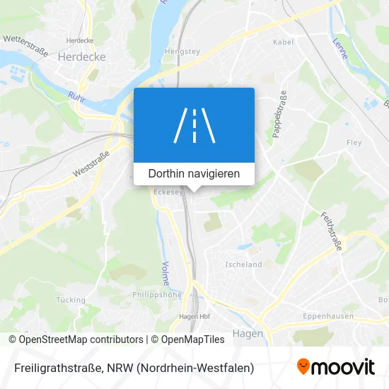 Freiligrathstraße Karte