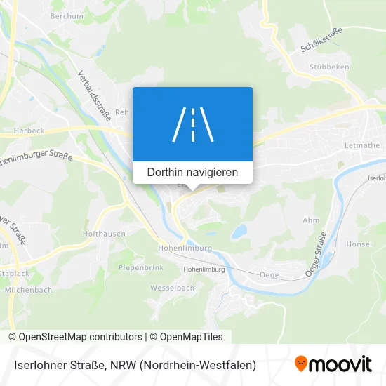 Iserlohner Straße Karte