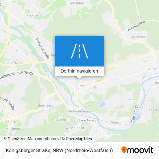Königsberger Straße Karte