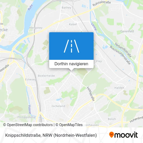 Knippschildstraße Karte