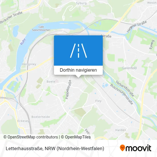 Letterhausstraße Karte